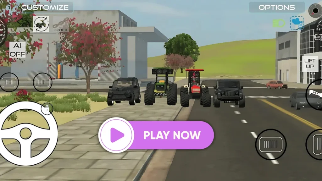 4 Ai vehicles – Indian vehicles simulator 3d